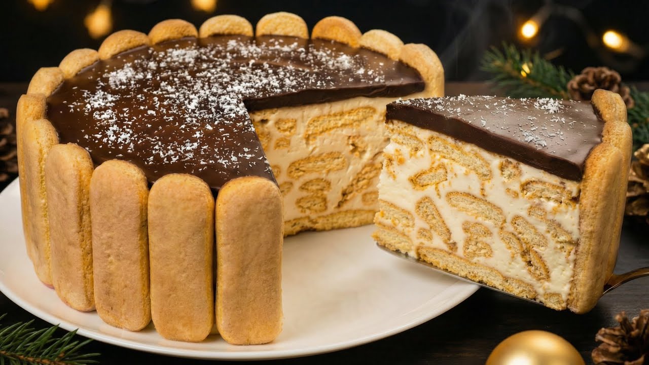 Der berühmte Weihnachtsdessert in 5 minuten 🎄 Jeder sucht nach diesem Rezept 🤩 Einfache und leckere