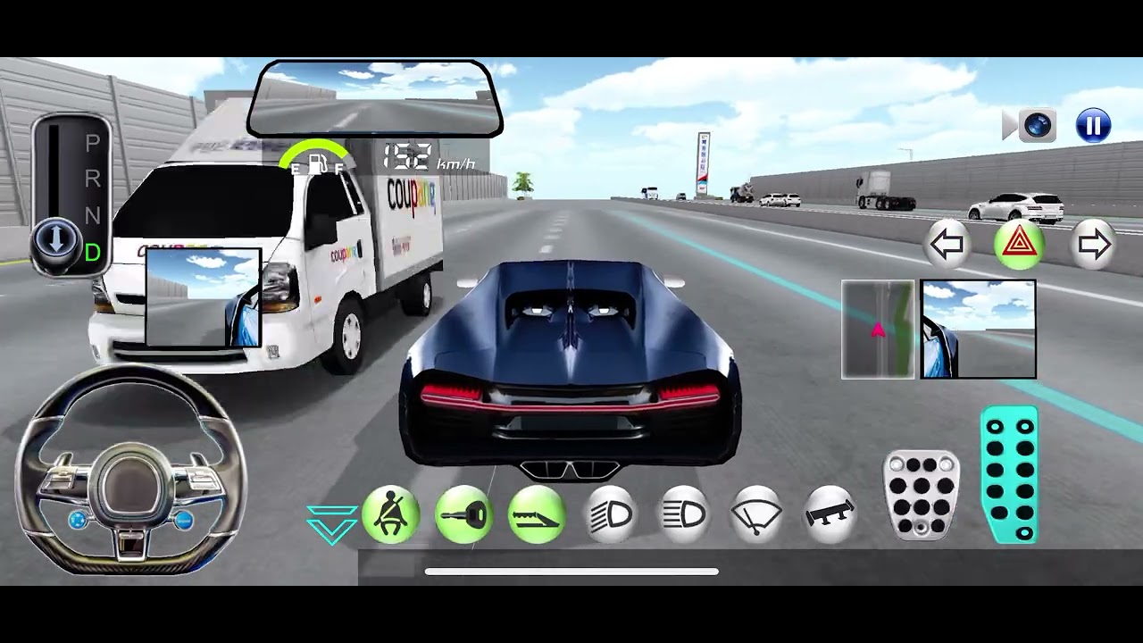 Playing 3d driving class top speed trick shots and gameplay 