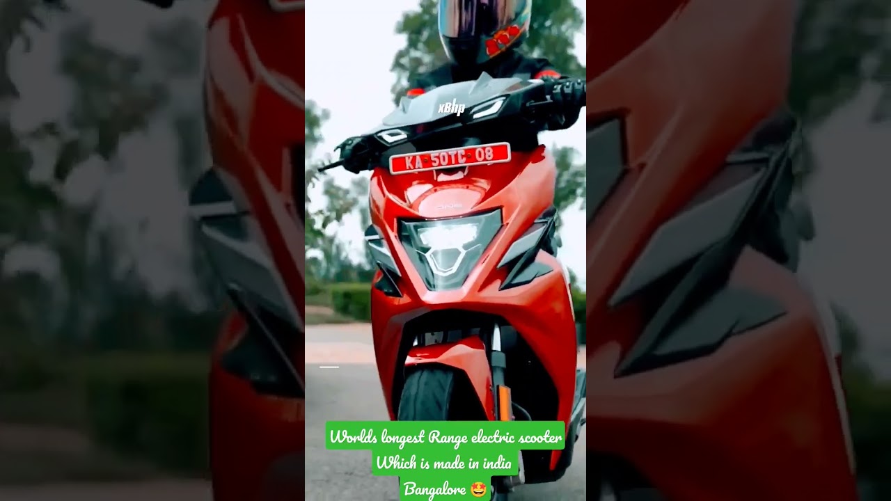 world's Longest range electric scooter upto 300km 