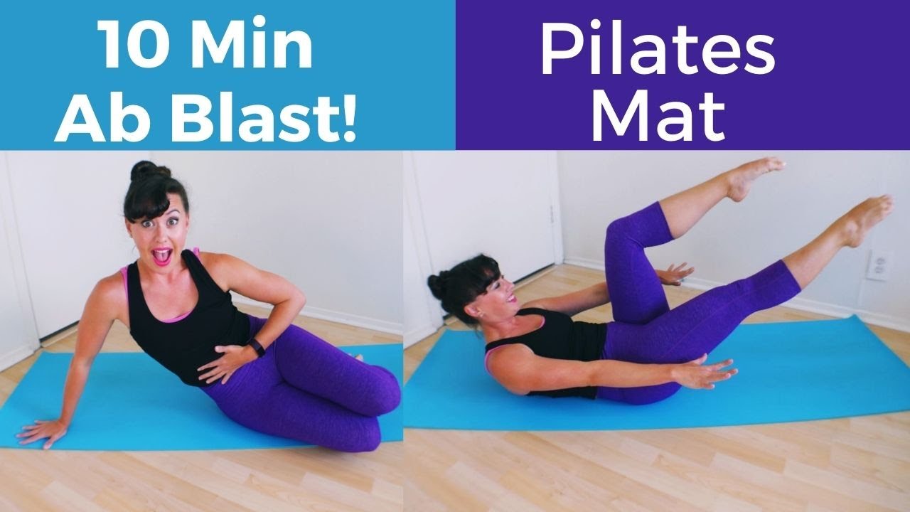 10 Minute Core Workout | Ab Blasting Pilates Mat