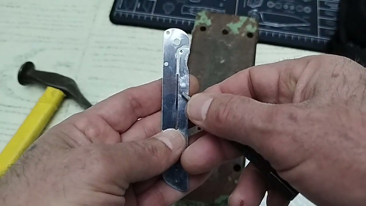 Складные ножи на лайнер лок , удлиняем лайнер устраняем продольный шат .