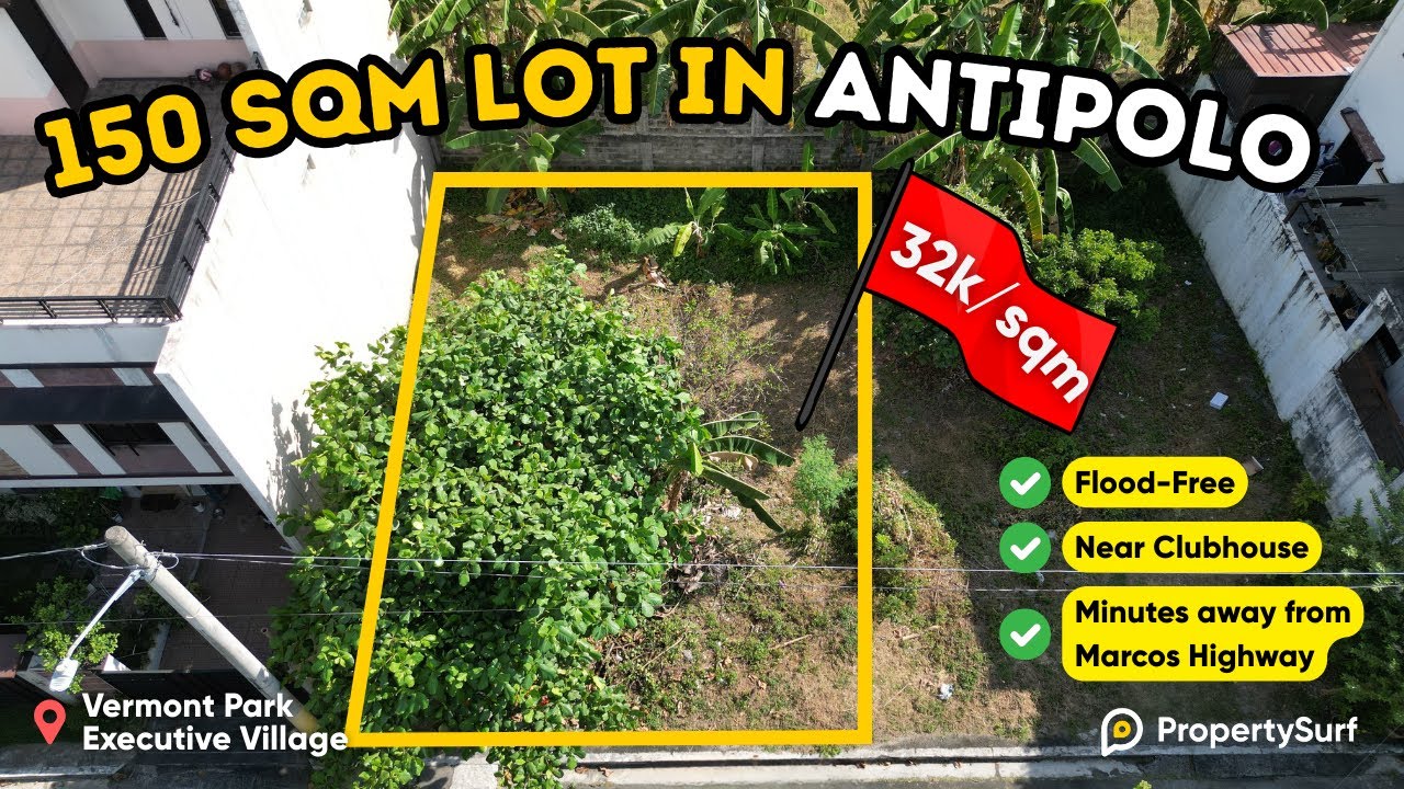 Need Easy Access To Marcos Highway & Sumulong? This 150 SQM Lot For Sale is Perfect For You!
