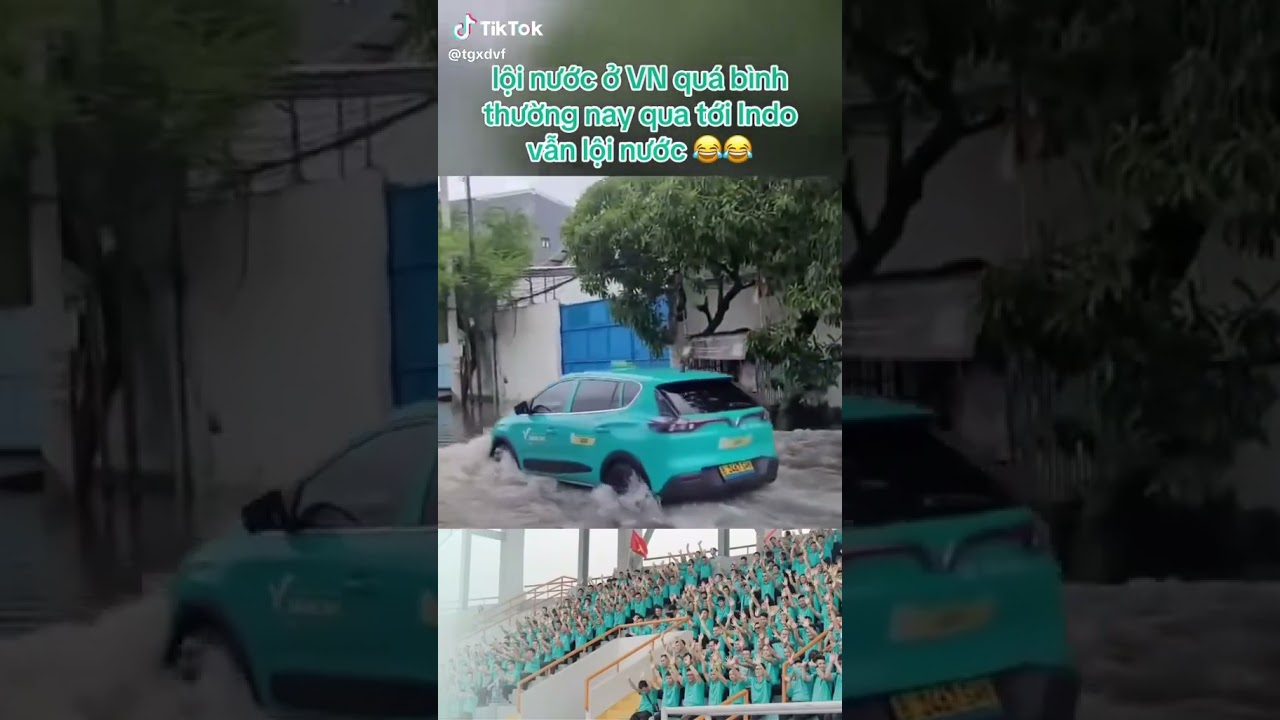 Qua tận Indonesia cũng không thoát khỏi cảnh lội nước | AutoVN 