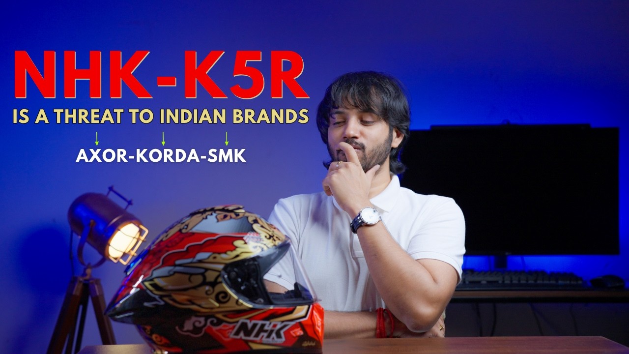 NHK K5R Helmet-Indian brands should worry! within Rs5000