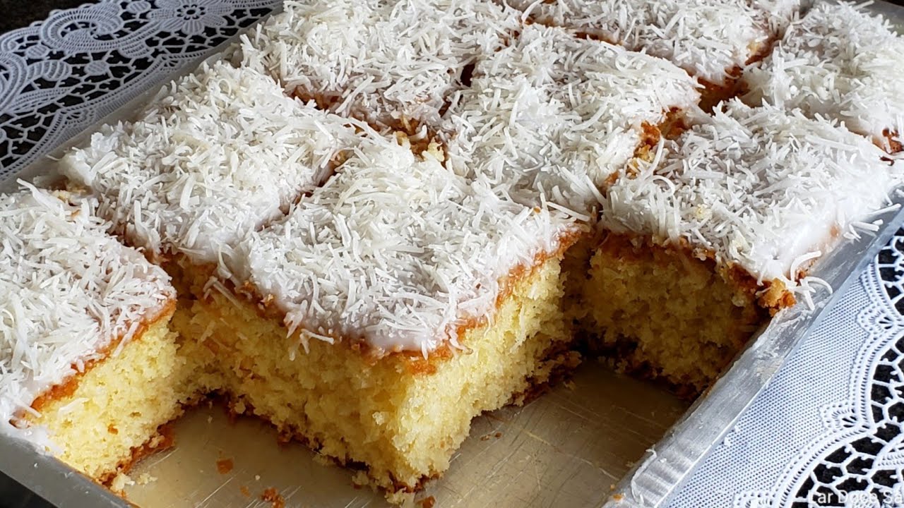 BOLO DE COCO FÁCIL DE LIQUIDIFICADOR | BOLO DE COCO FOFINHO