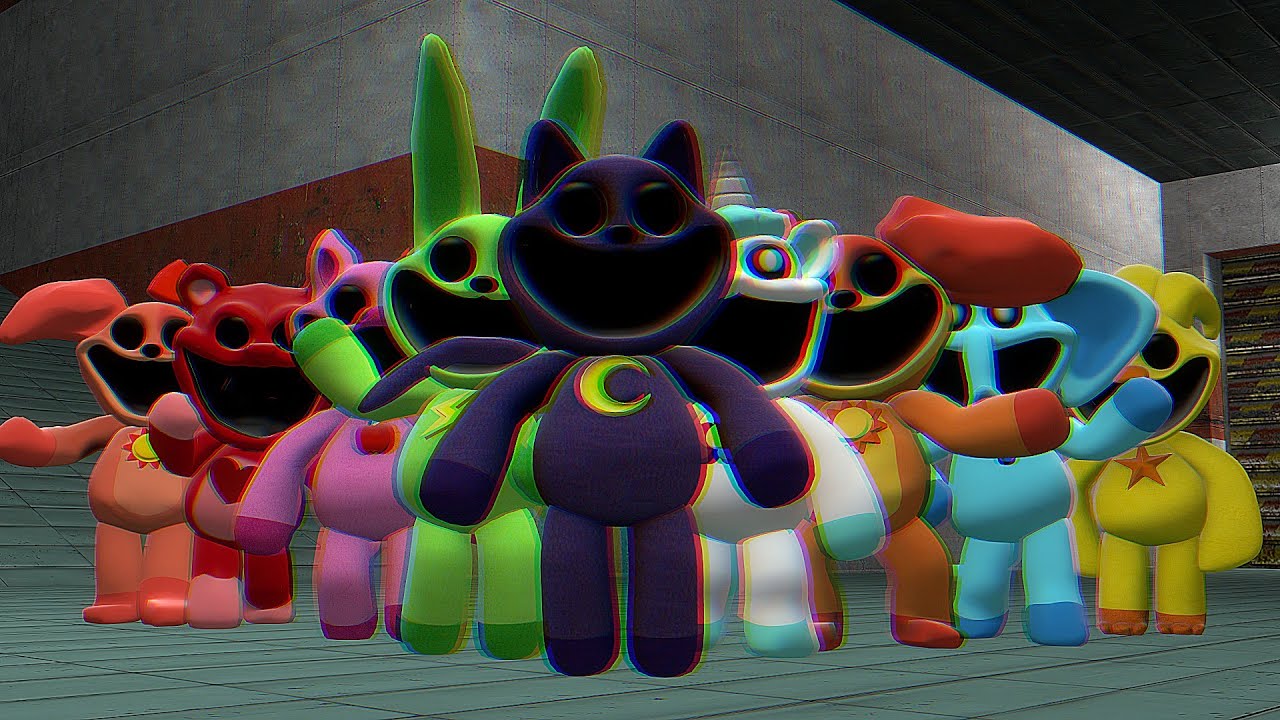 Surviving All Smiling Critters from Poppy Playtime | Garry's Mod