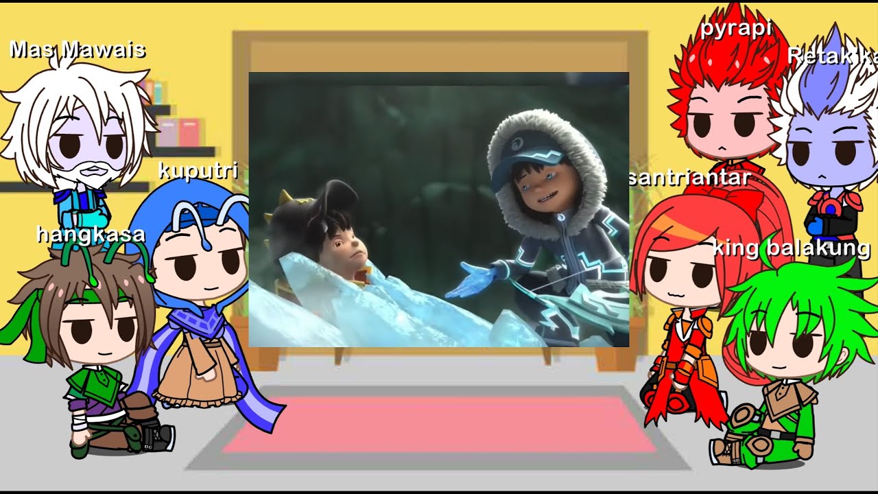 Past Original elemental react to BoBoiBoy ( Part 5 ) || [ Gacha Club ] || ( Rusdi Yansah)