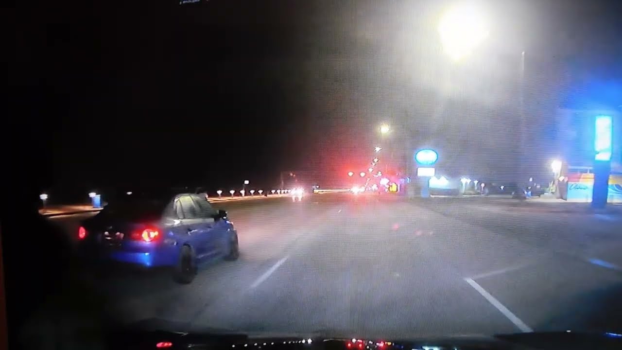 he's not driving he's traveling