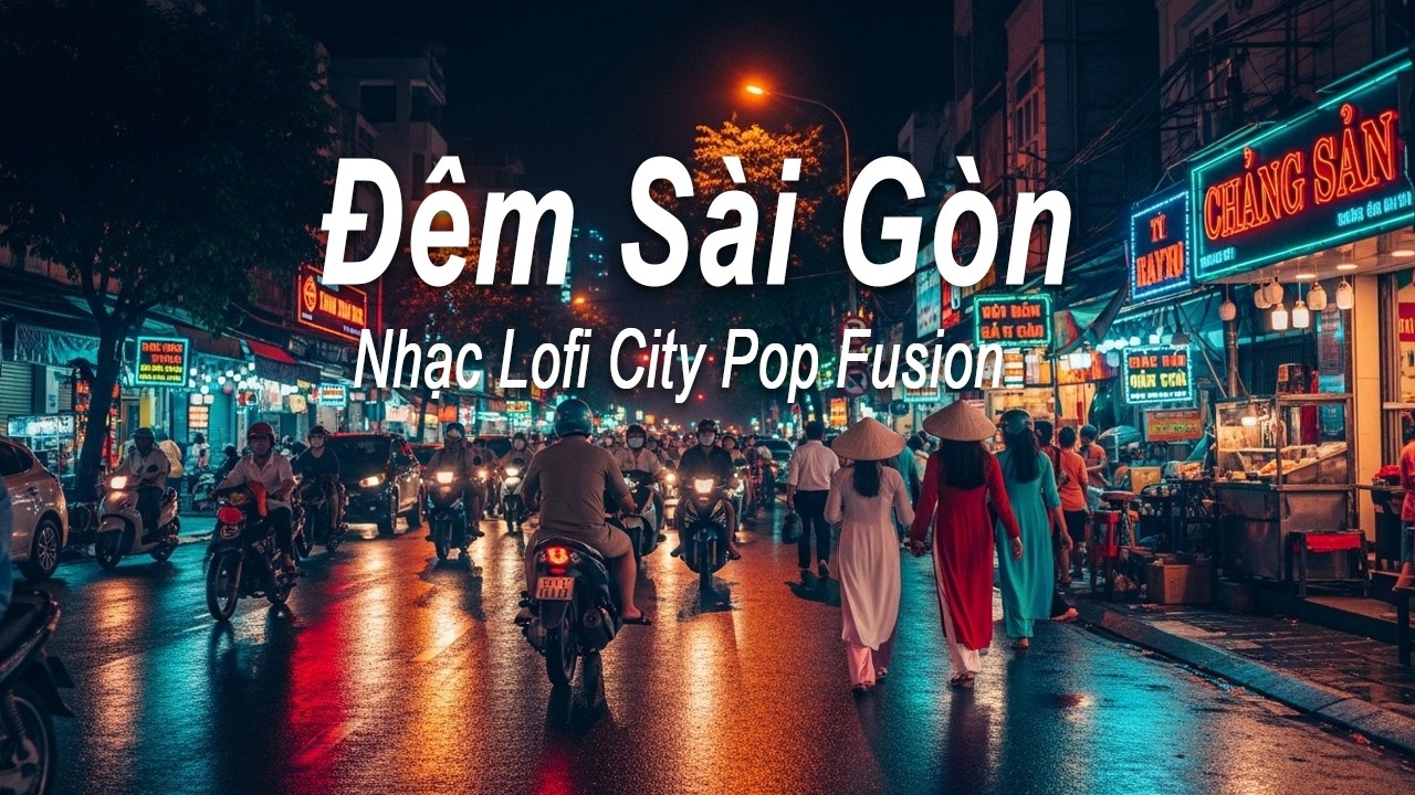 🌃 Đêm Sài Gòn – Nhạc Lofi City Pop Fusion ✨ Tự Do • Năng Lượng • Thành Phố