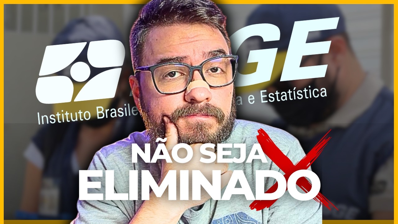 NÃO FAÇA A PROVA DO IBGE SEM VER ESSE VÍDEO