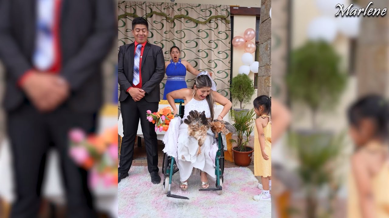 Pequeña uso una gallina para dεsεnmαscαrar a su futura madre
