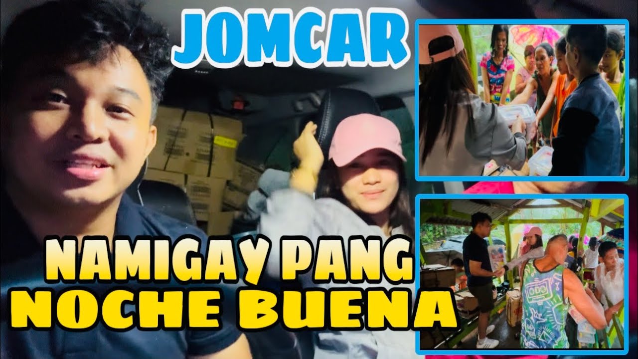 KALINGAP JOMAR  AT  KALINGAP ANGEL CARLA NAMIGAY NG NOCHE BUENA PACKS SA KABARANGGAY NYA SA TARUM