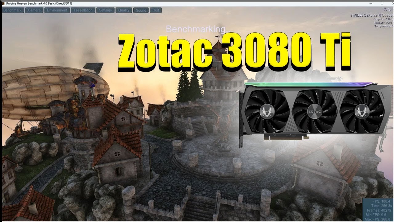 ZOTAC 3080 TI 12GB Heaven Benchmark