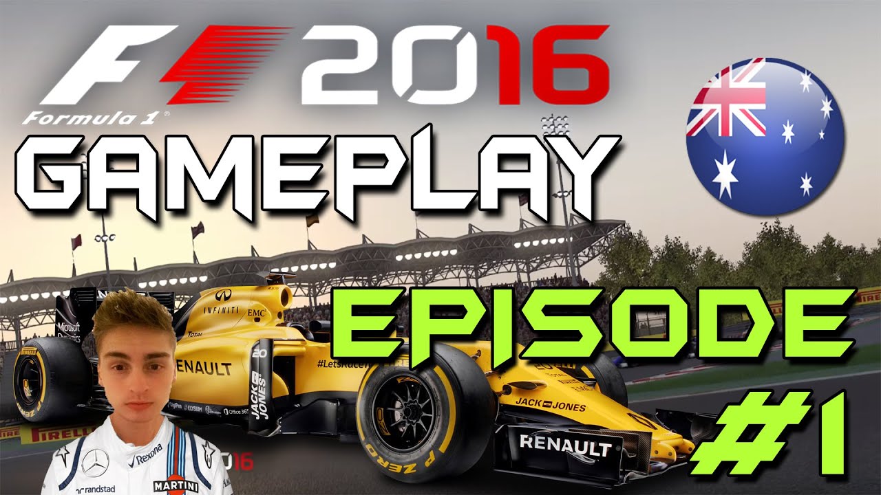 F1 2016 | Career Mode Gameplay | Australia! | # 1
