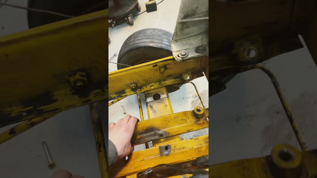 Engine mount prep for the cub cadet! 