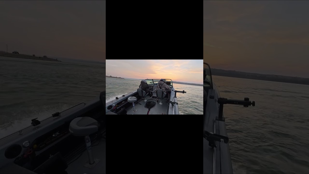 Take-off on tournament day never gets old. #fishing #tournamentfishing #walleyefishing
