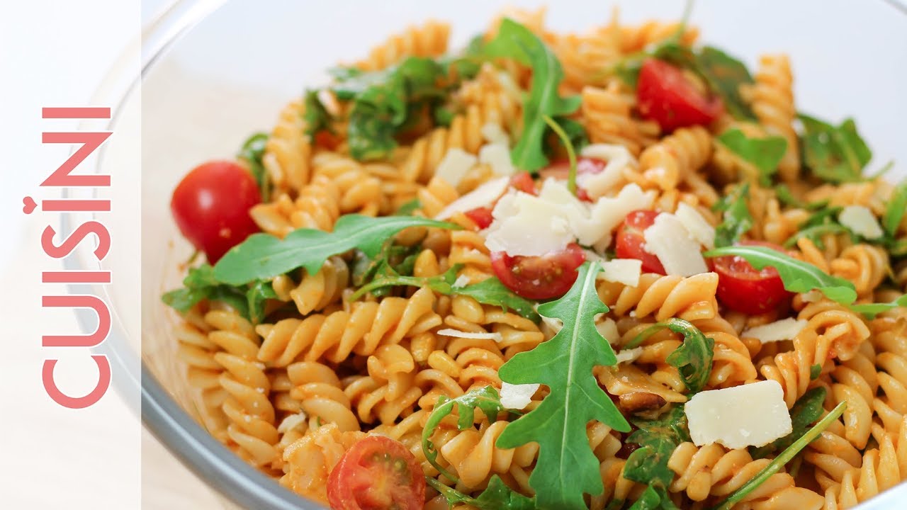 Nudelsalat Rezept | einfach & schnell | Grillrezepte Pesto Salat selber machen - Pasta Rezepte