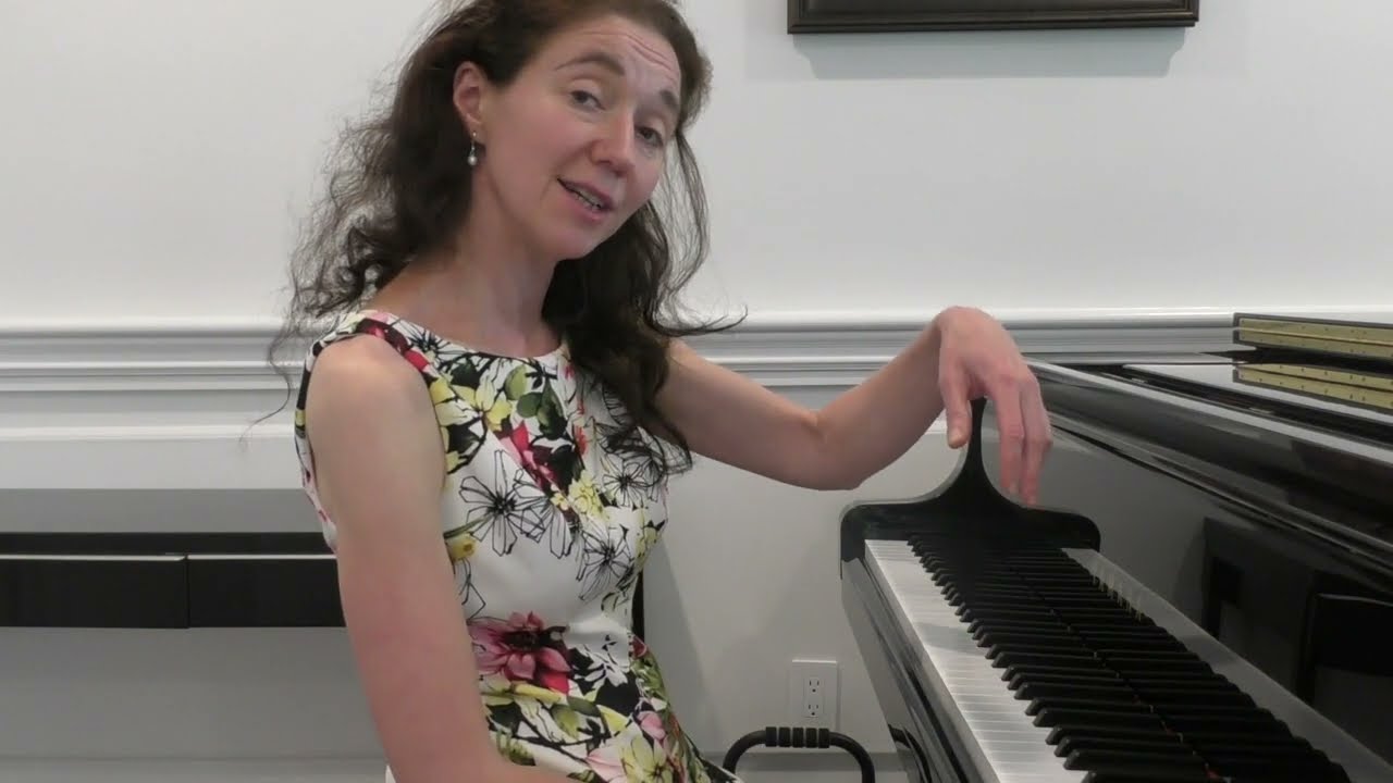 Piano Lesson 4 for kids with AnastasiaPianist