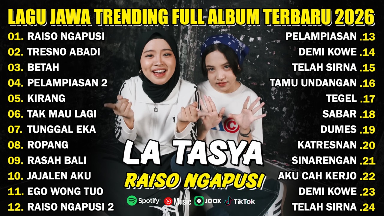 FULL ALBUM RAISO NGAPUSI - LA TASYA FULL ALBUM - PLAYLIST LAGU JAWA TRENDING 2026