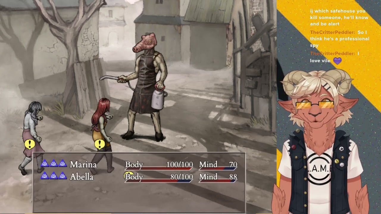One of my favorite early game moments from Fear & Hunger: Termina