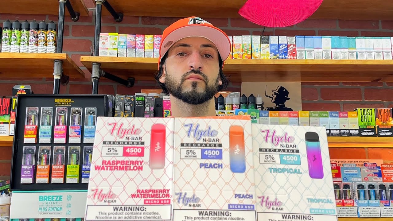 NEW HYDE N-BAR 4500 PUFFS | RECHARGEABLE !!