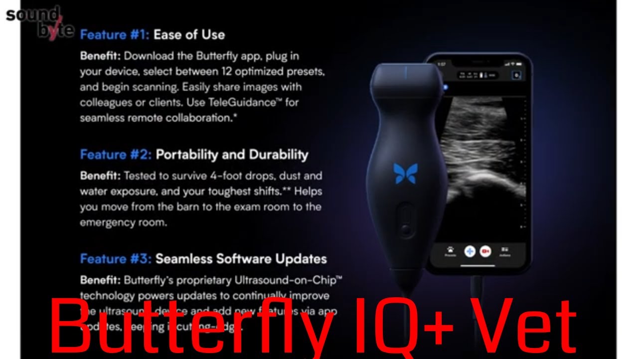 Butterfly IQ+ Vet | SoundByte V1