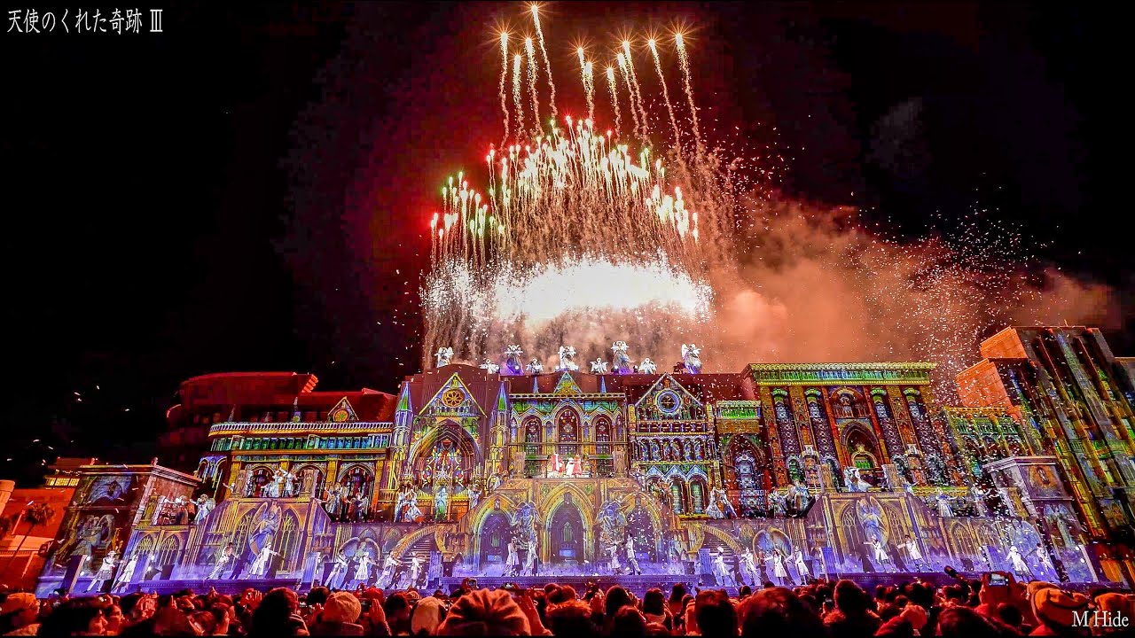 USJ Gift クリスマス 天使のくれた奇跡 Japan's famous projection mapping Christmas  show