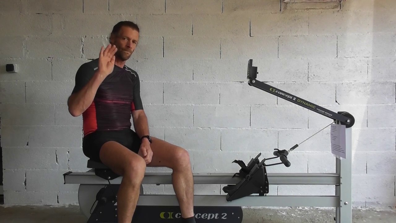 Technique aviron indoor : positionnement du bassin en antéversion pour éviter les blessures du dos !