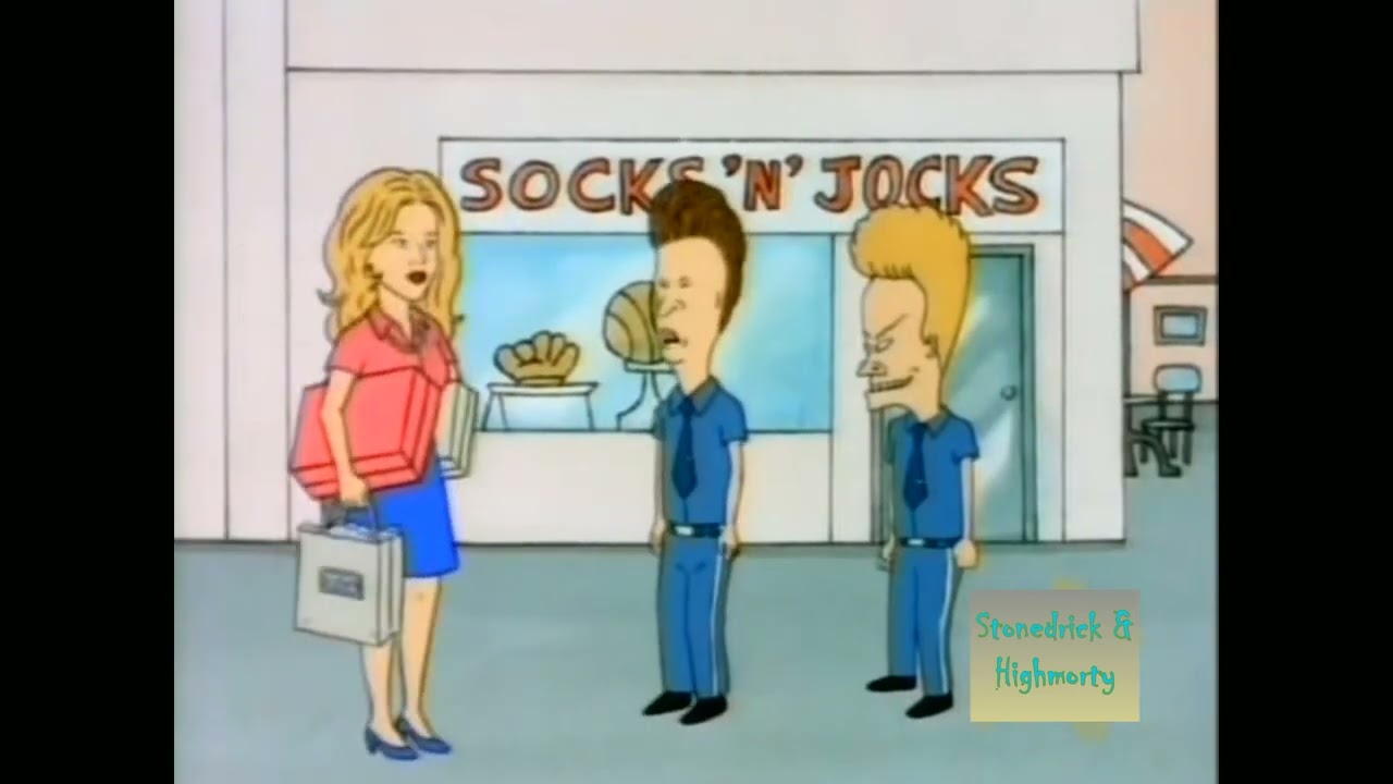 Beavis and Butthead are working as rent a cop!