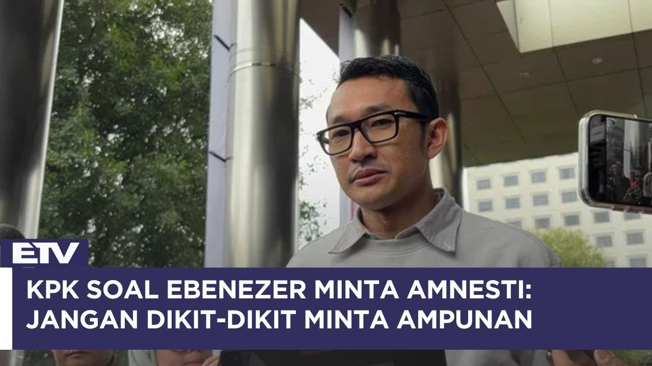 Eks Wamenaker Immanuel Ebenezer Minta Amnesti, KPK Tegaskan Proses Hukum Harus Didahulukan