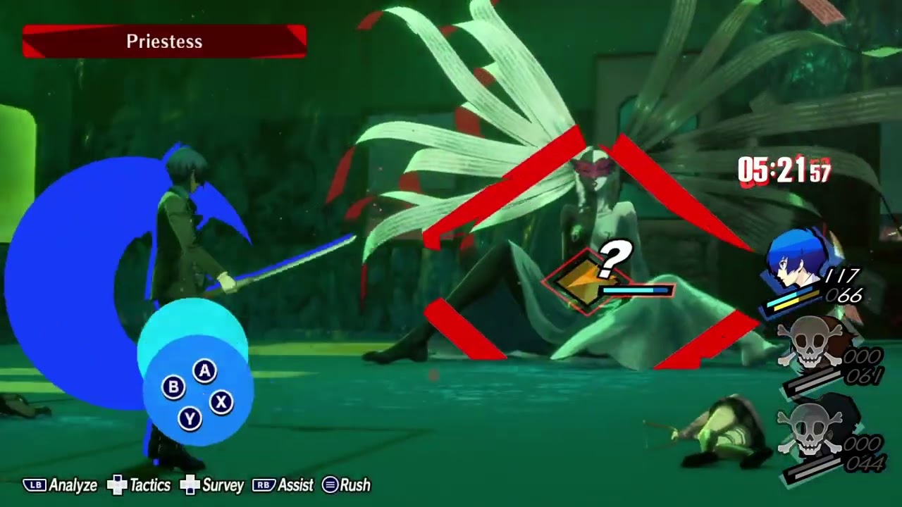 P3RE Priestess Full Moon Boss (Solo, Merciless)