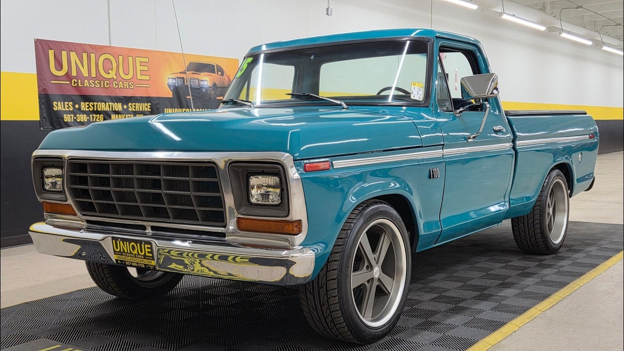 Ford F-100 Reg Cab Shortbox 1975 года выпуска | Продается за 28 900 долларов.