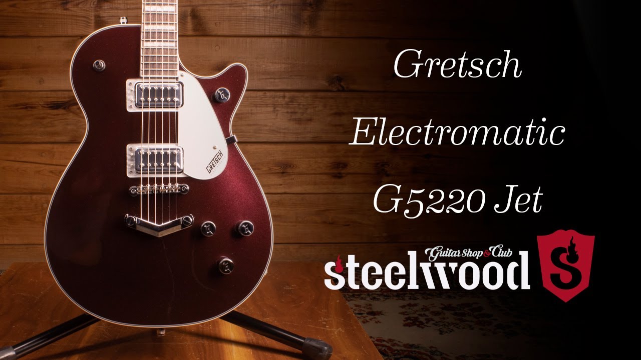 Una guitarra versátil, elegante y poderosa | Gretsch Electromatic G5220 Jet BT With V Stoptail