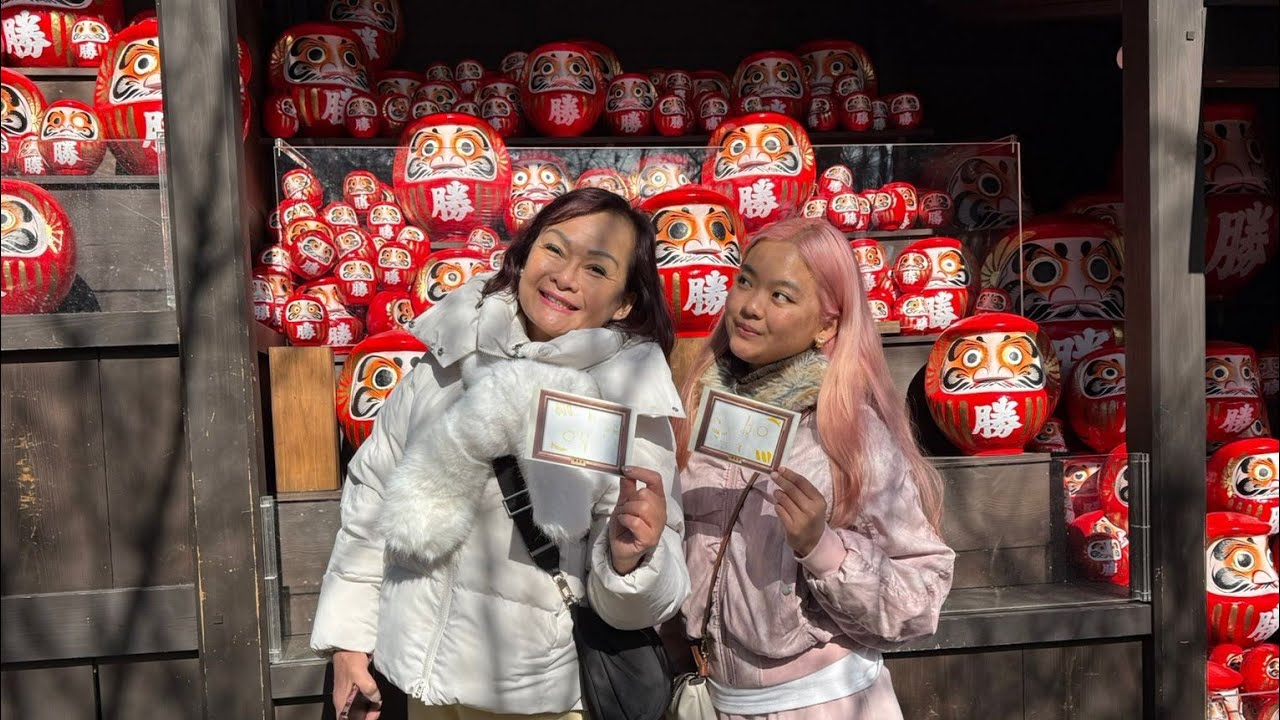 Katsuoji Temple,Daruma Doll, Minoh Falls, Namba Yasaka Jinja Shrine (big lion head) Osaka Japan 2026