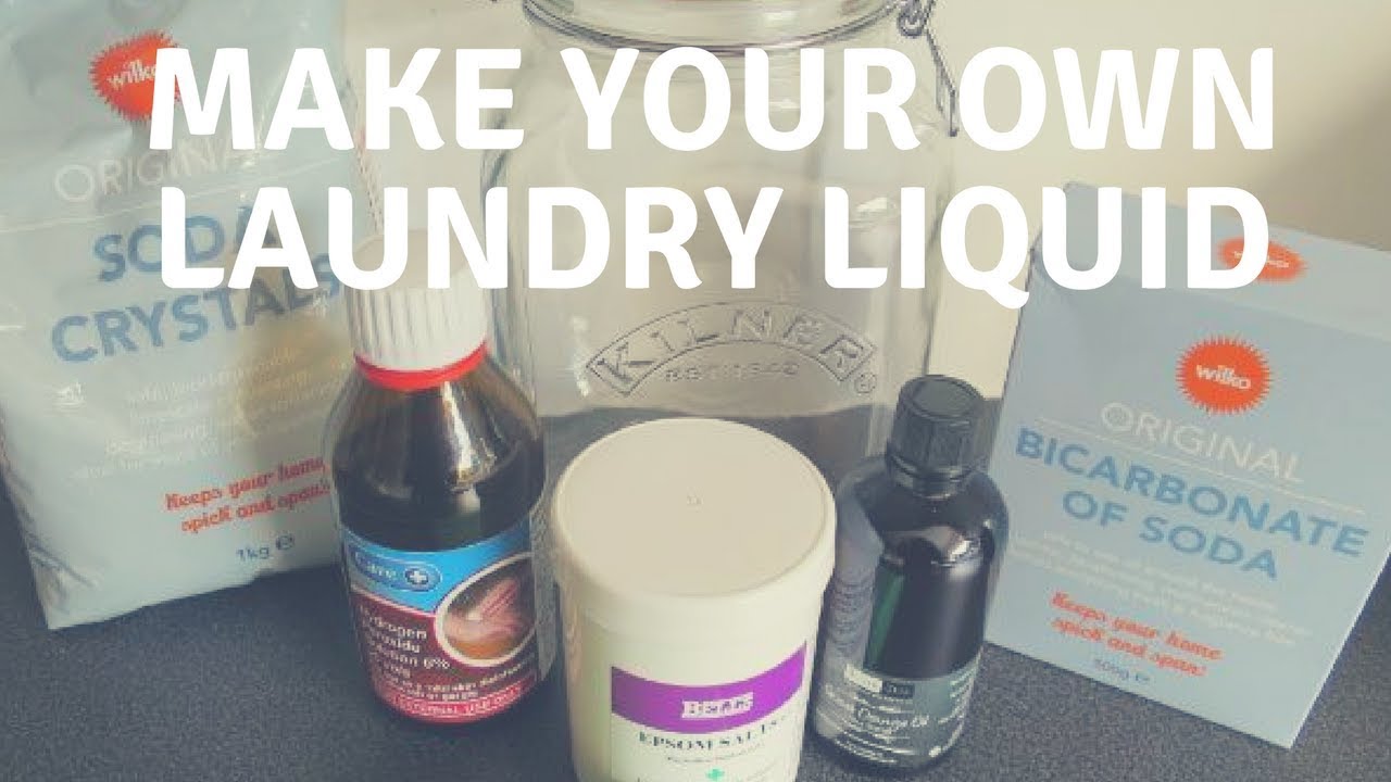 Making your own Laundry Liquid - UK