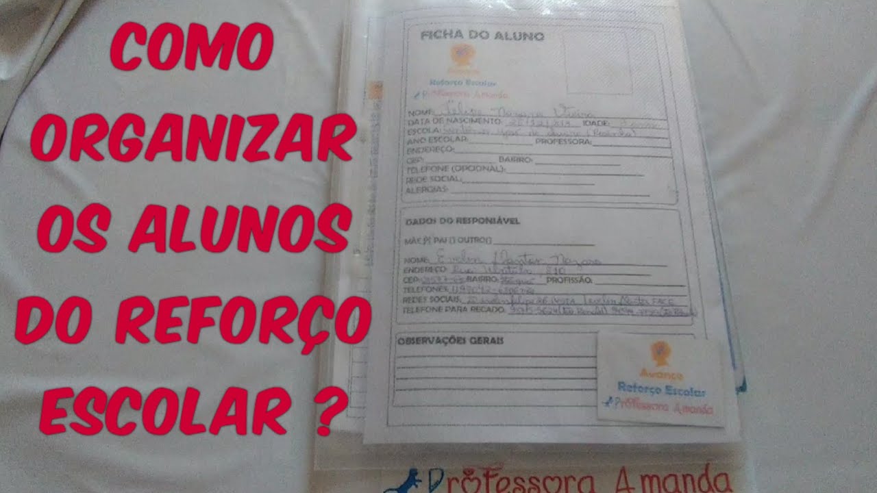 Como organizar os alunos no REFORÇO ESCOLAR ?