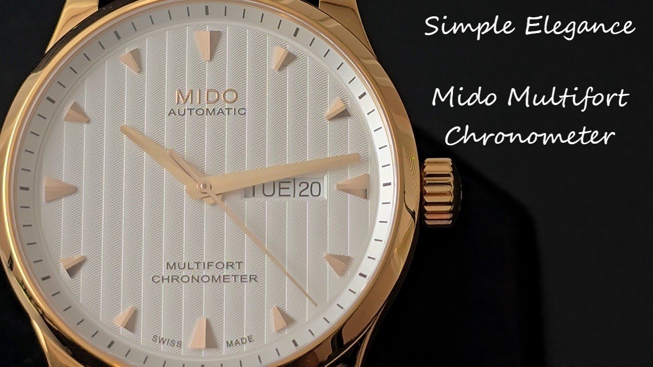 Mido Multifort Chronometer M005.431.36.031.00, Unboxing and Quick Look.