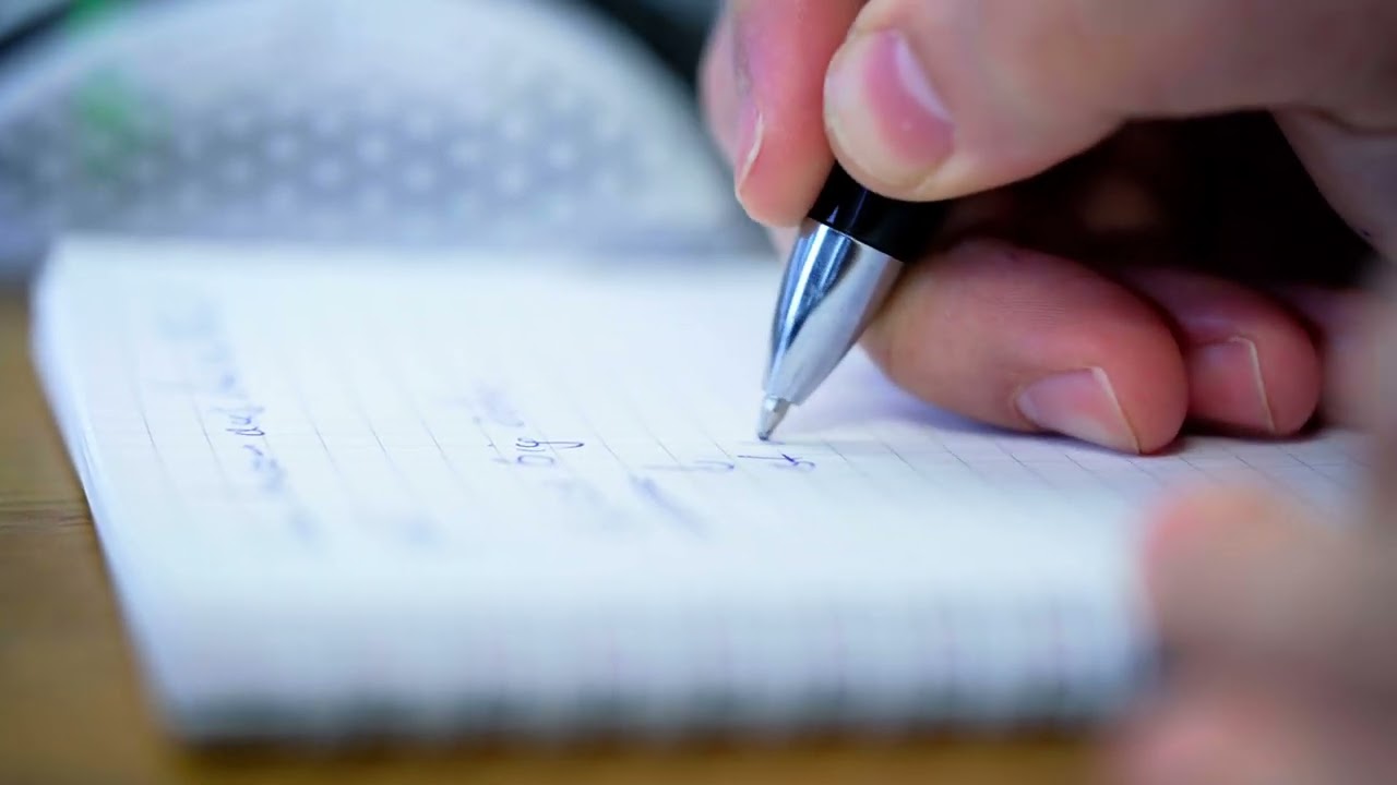 Writing Pen Notebook   Stock Video Footage
