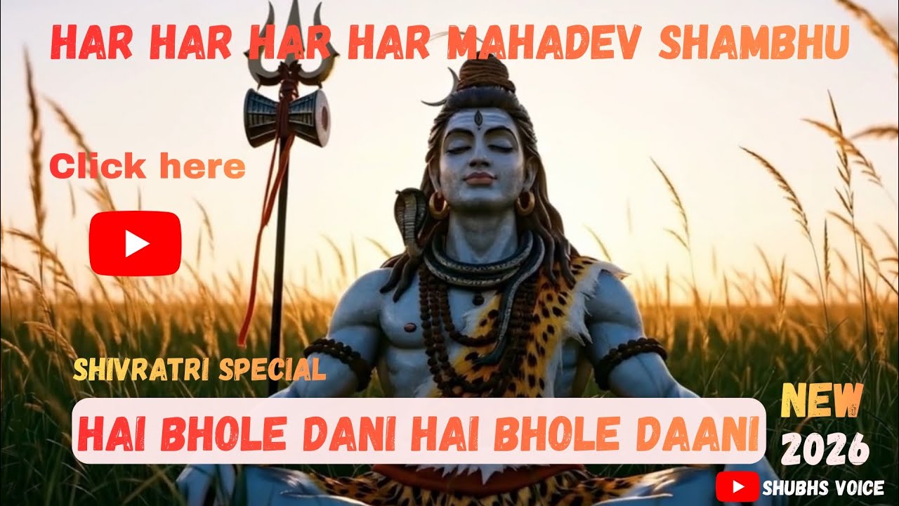 Hai bhole daani hai bhole dani | shivratri special | 2026 | new