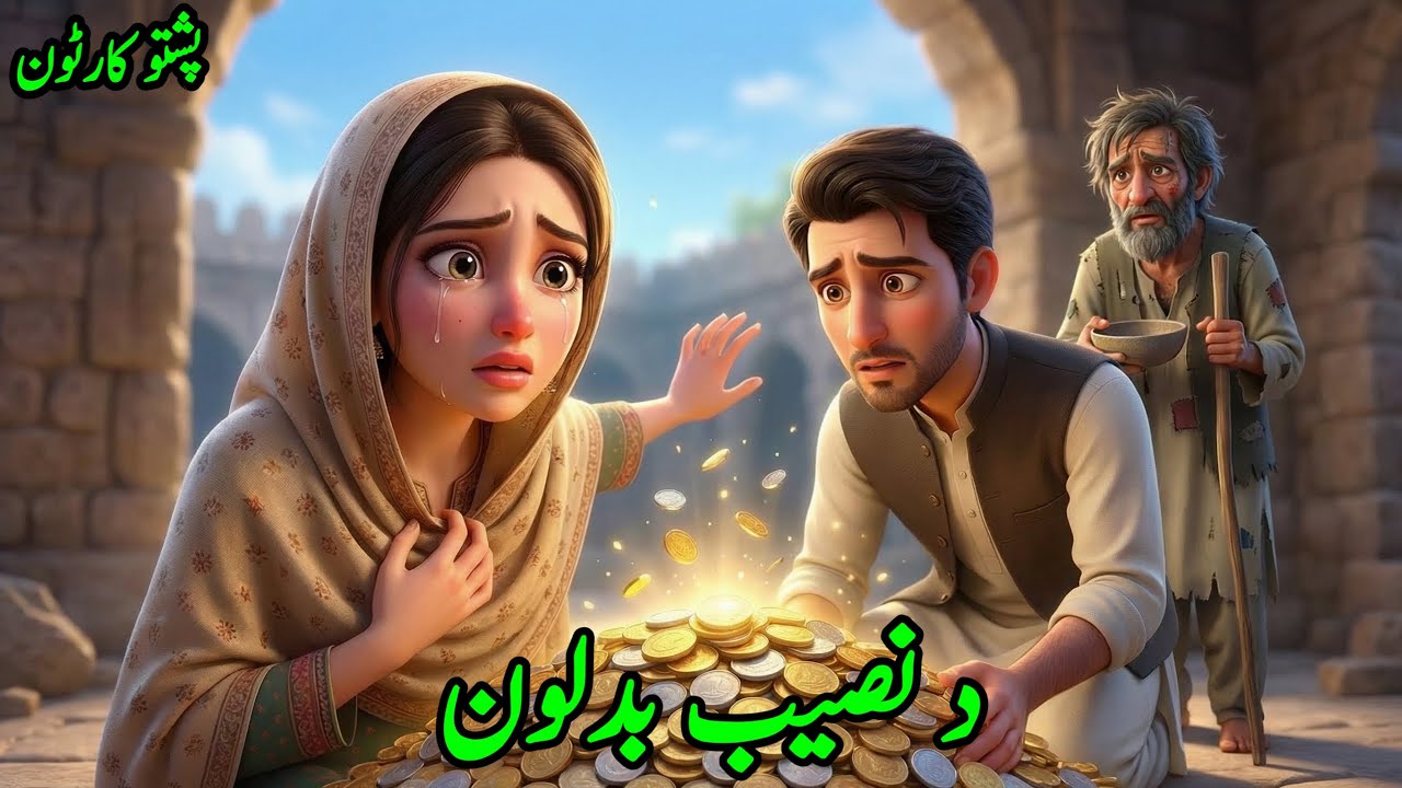 د نصیب بدلون | Pashto Cartoon Story | The Fate Turn