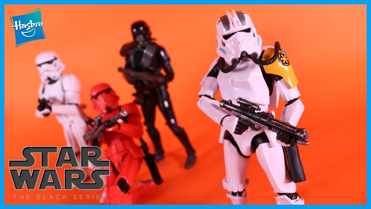 Star Wars The Black Series Gamestop Exclusive IMPERIAL JUMPTROOPER Action Figure Toy Review