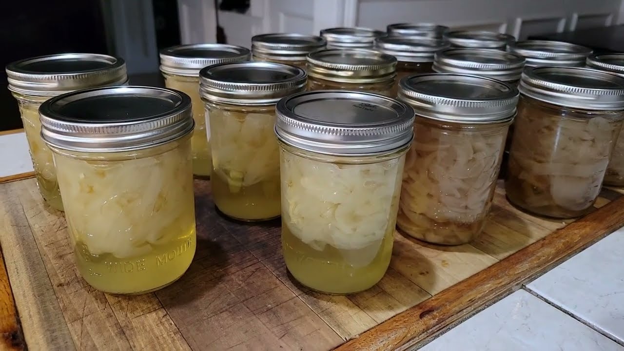 Консервирование лука — быстрый совет
