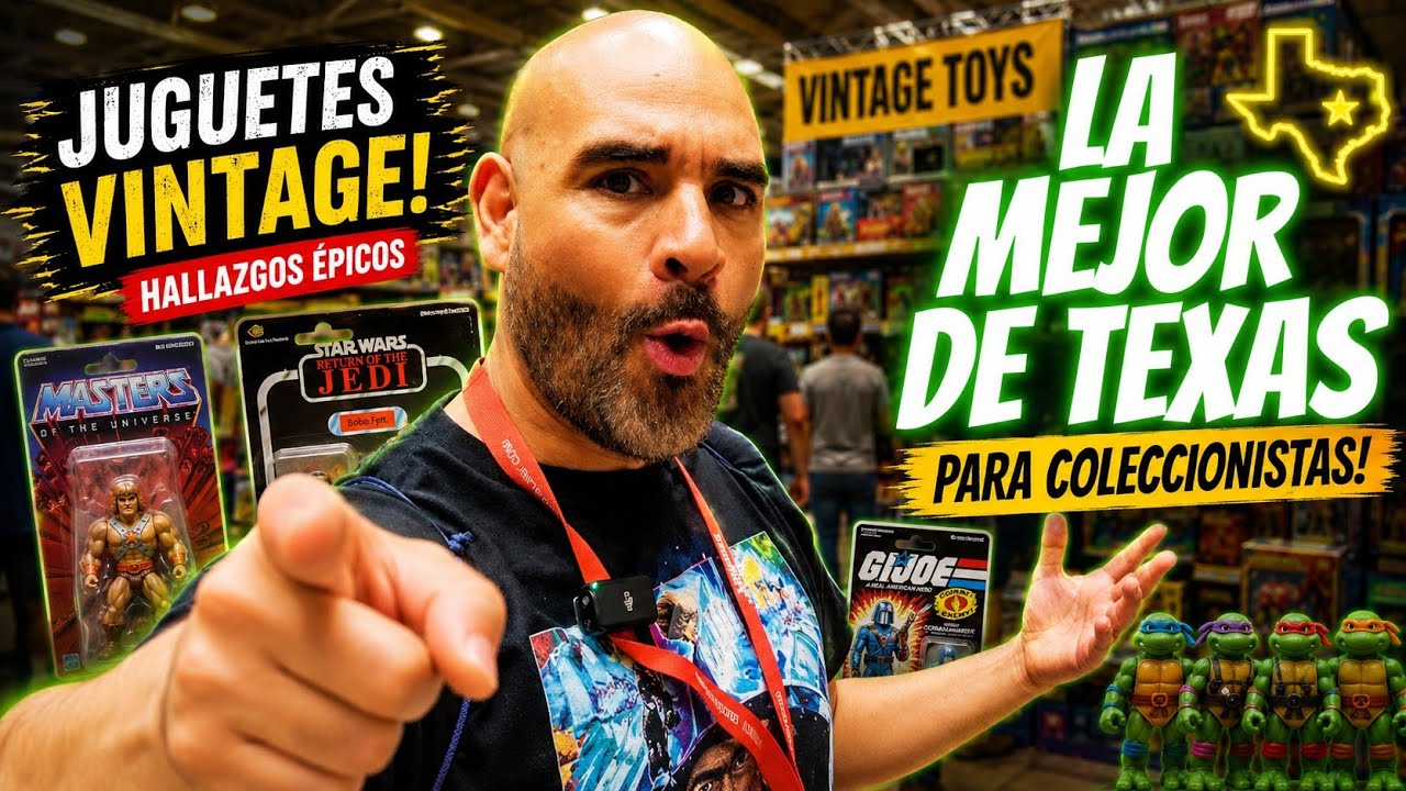 LA MEJOR CONVENCION DE TEXAS conoce RETRO EXPO donde nos fuimos a buscar #juguetesantiguos #vintage