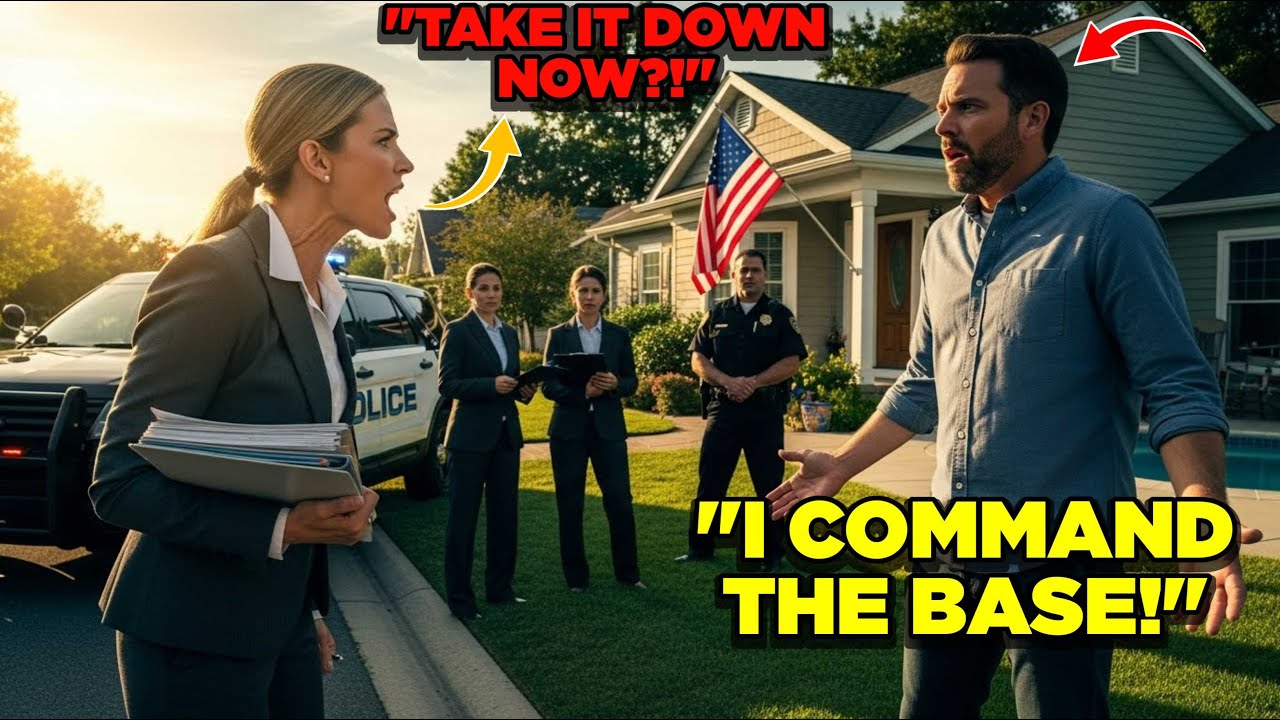 HOA Fined Me for My Flagpole Then Realized I'm the General Who Command the Military Base Next Door