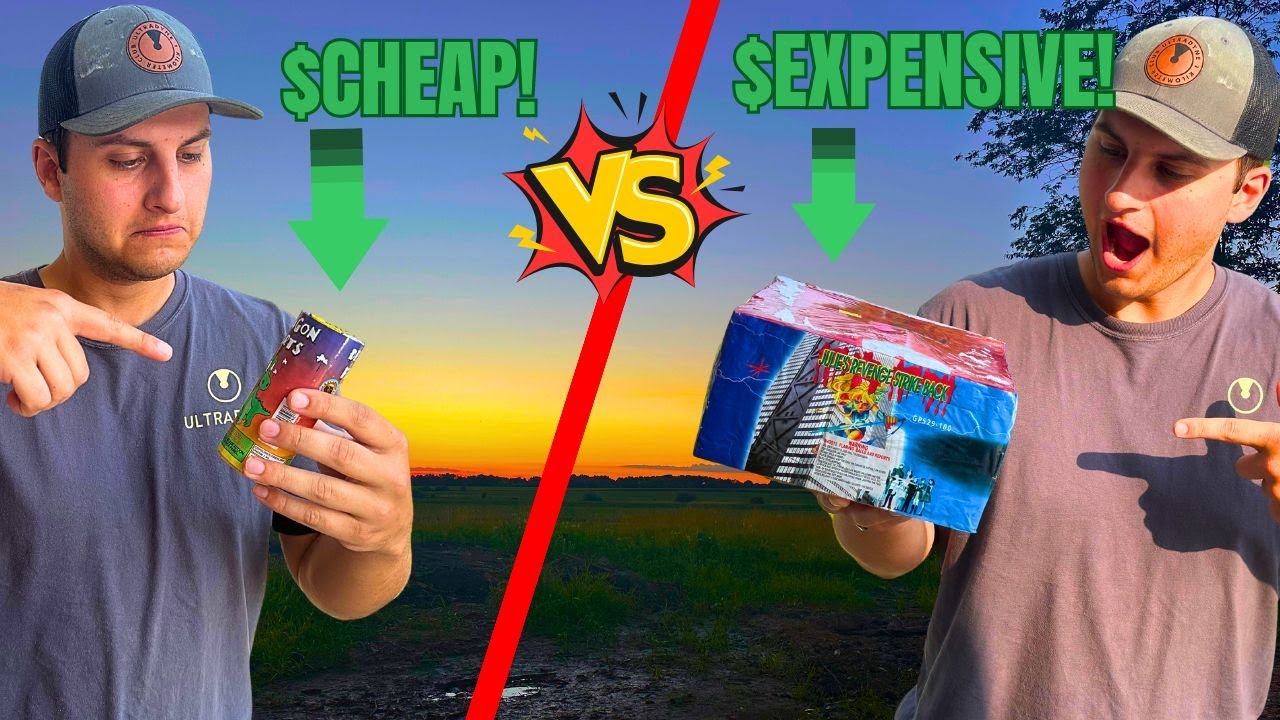 CHEAP VS EXPENSIVE FIREWORKS!