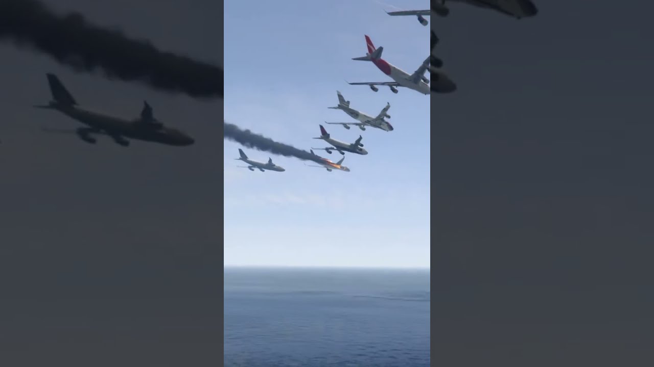 Cow Accidentally Comes On Runway During Airplane Emergency Landing GTA5