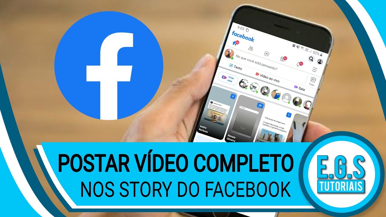 Como Postar V&iacute;deo Completo No Story Do Facebook/V&iacute;deo Grande