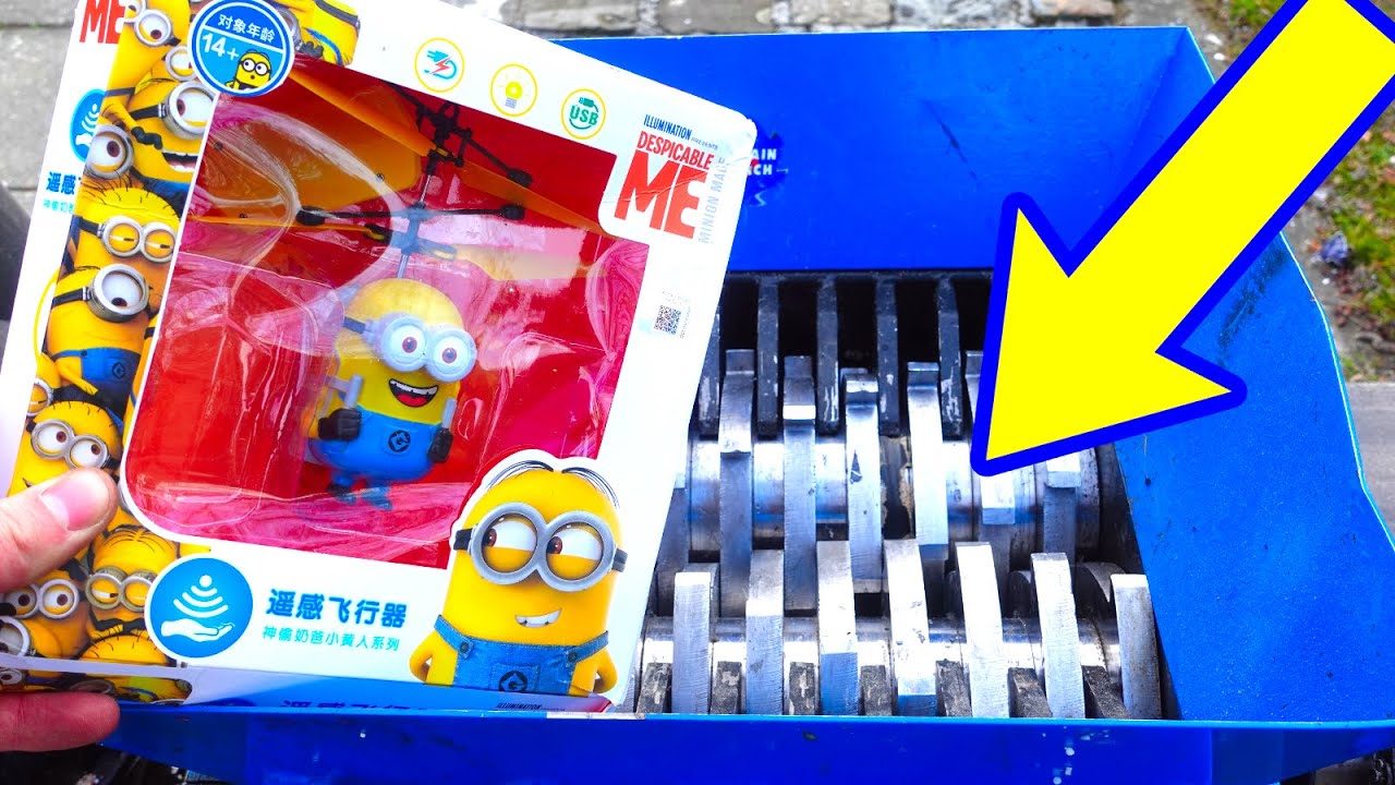 SHREDDER VS MINION TOYS : Crunchy Despicable Me Toys