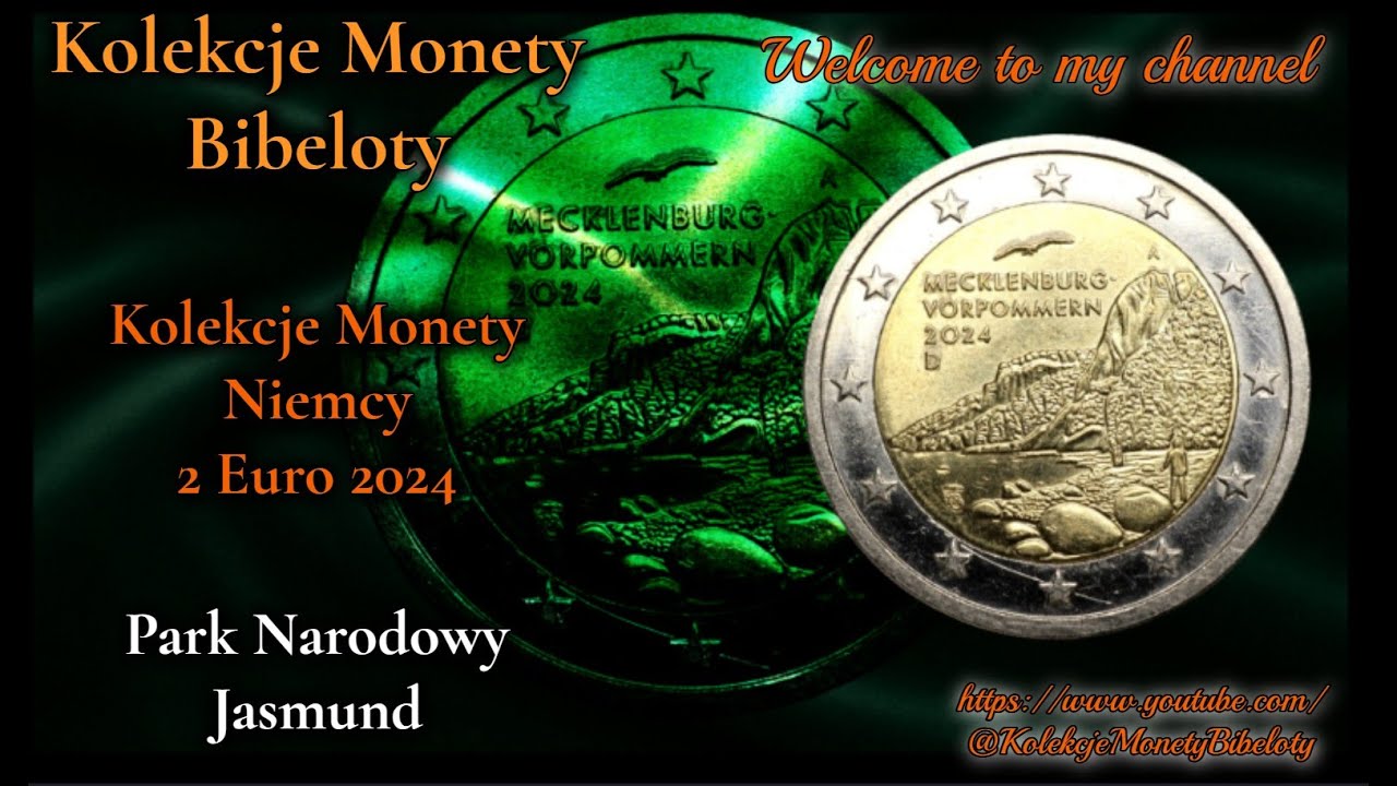 Kolekcje Monety | Niemcy 2 Euro 2024 | Königsstuhl, Królewski Fotel UNESCO! #KolekcjeMonety #monety