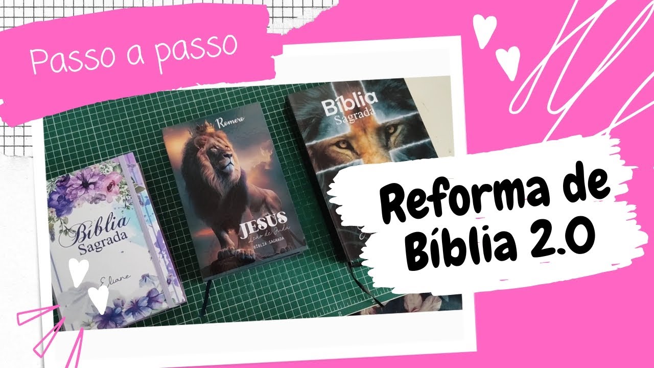 PASSO A PASSO REFORMA DE BÍBLIA | NÃO COLE A BÍBLIA NA LOMBADA